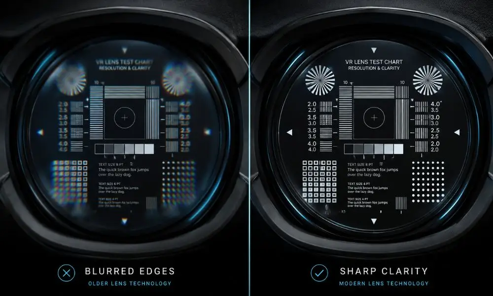 Pancake lenses vs Fresnel lenses VR clarity comparison