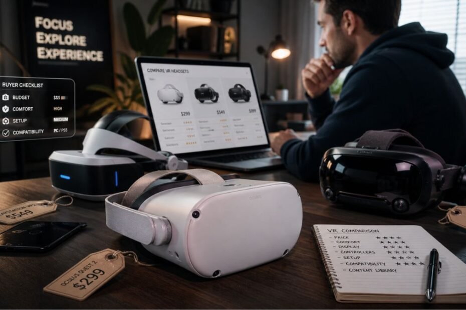 Beginner avoiding costly VR buying mistakes in 2026