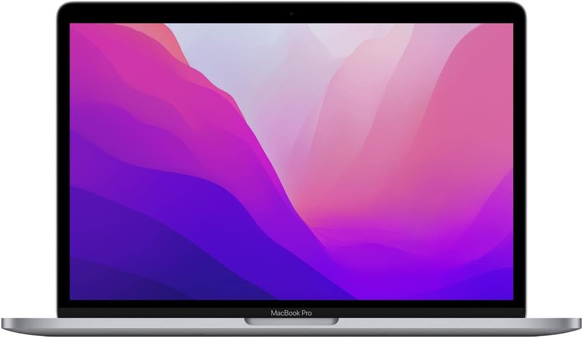 Apple MacBook Pro 13.3 with Retina Display, M2 Chip with 8-Core CPU and 10-Core GPU, 24GB Memory, 2TB SSD, Space Gray, Mid 2022