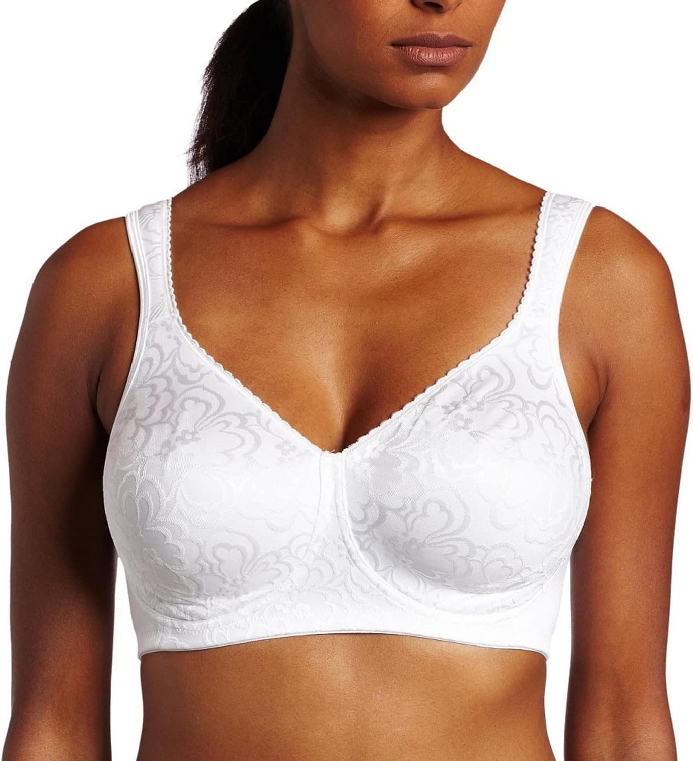 Playtex Womens 18-Hour Ultimate Lift Wireless Full-Coverage Bra with Everyday Comfort, Single Or 2-Pack