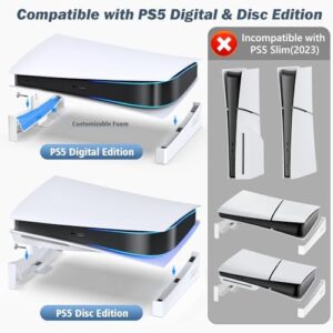 OIVO PS5 Horizontal Stand, PS5 Accessories Base Stand Compat…