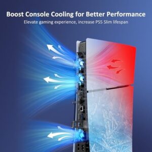 NexiGo PS5 Slim Silent Enhanced Cooling Fan with Adjustable …