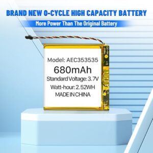 UQOIE AEC353535 Battery, [Upgraded] High Capacity 3300mAh Li…
