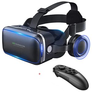 VR SHINECON Virtual Reality VR Headset 3D Glasses Headset He…
