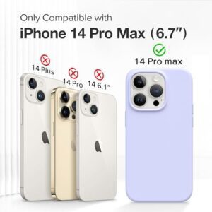GONEZ for iPhone 14 Pro Max Case Silicone, Compatible with M…