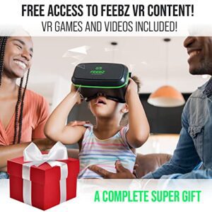 VR Headset for iPhone & Android – for Kids & Adults | Includ…