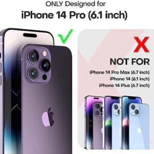 TAURI for iPhone 14 Pro Case, [5 in 1] 1X Clear Case [Not Ye…