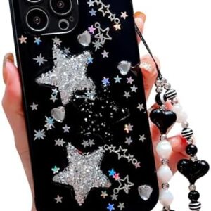 ZSYTZL Compatible with iPhone 14 Pro Case Cute 3D Bling Glit…
