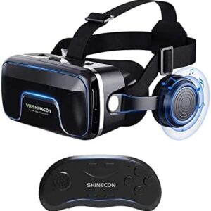 VR Headset with Remote Controller,VR Headset Compatible with…