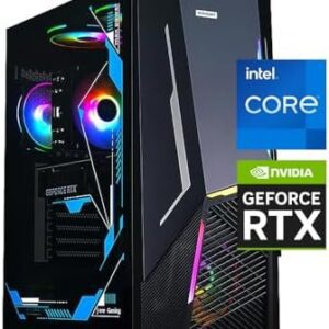 IPASON Gaming PC Desktop – Intel Core 13 gen i5 13400F 2.5 G…