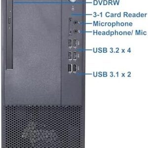 Lenovo V50T Desktop Tower, Intel i7-10700, 32GB RAM 1TB NVMe…