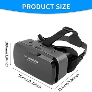 LVOERTUIG VR Headsets Virtual Reality Headsets for Phone Cel…