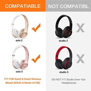 Replacement Ear Pads for Beats Solo 3, Ear Cushions for Beat…