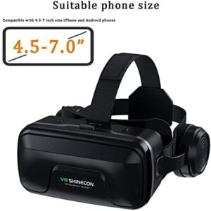VR Headset with Remote Controller,VR Headset Compatible with…