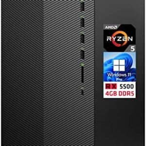 HP Pavilion TG01 Gaming Desktop, AMD Ryzen 5 5600G, 32GB RAM…