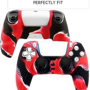 SIKEMAY PS5 Controller Skin, Anti-Slip Thicken Silicone Prot…