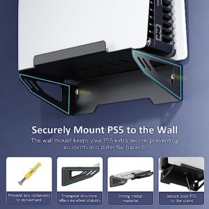 NexiGo PS5 Wall Mount Kit with Charging Station, Dual Contro…