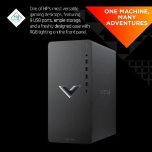 HP 2023 Victus 15L Gaming Desktop PC, AMD 6-Core Ryzen 5600G…