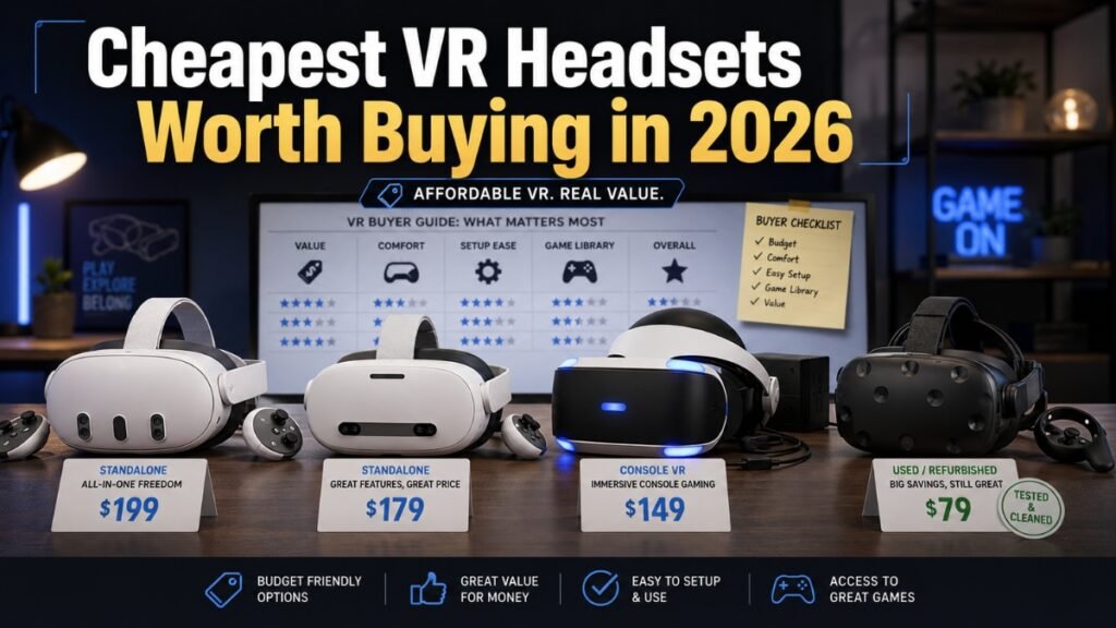 Cheapest VR headsets worth buying in 2026 ranked comparison for beginners