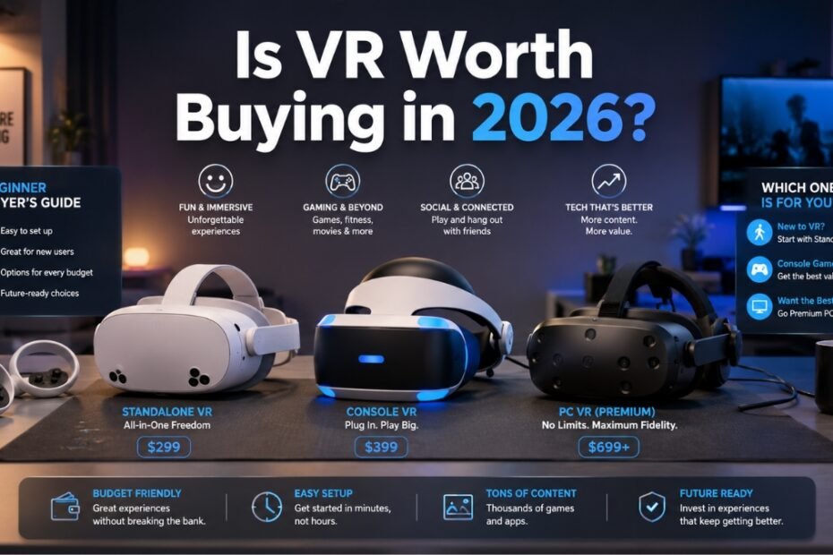 Is VR worth buying in 2026 beginner VR headset comparison