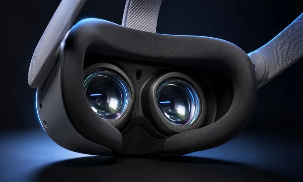 Meta Quest 3 VR headset with pancake lenses for clearer visuals