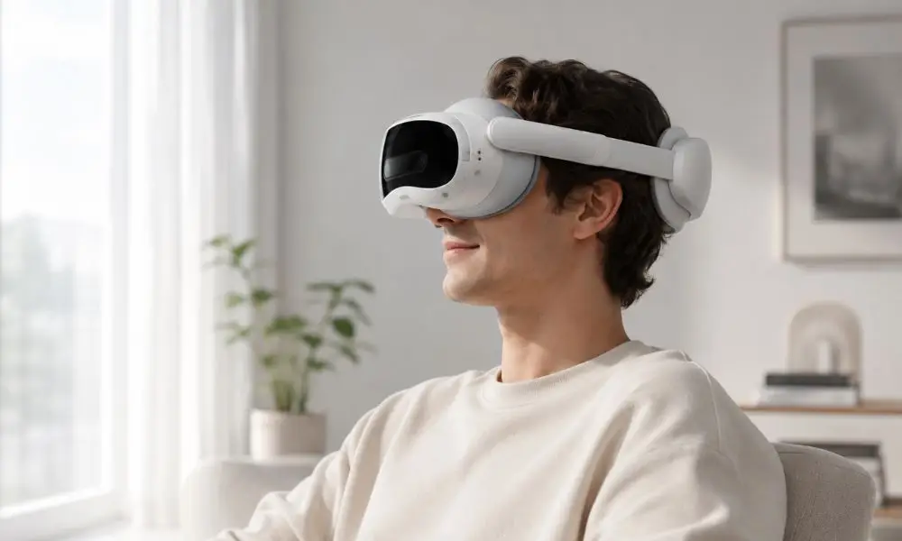 Pico 4 Ultra balanced comfort design for wireless PCVR